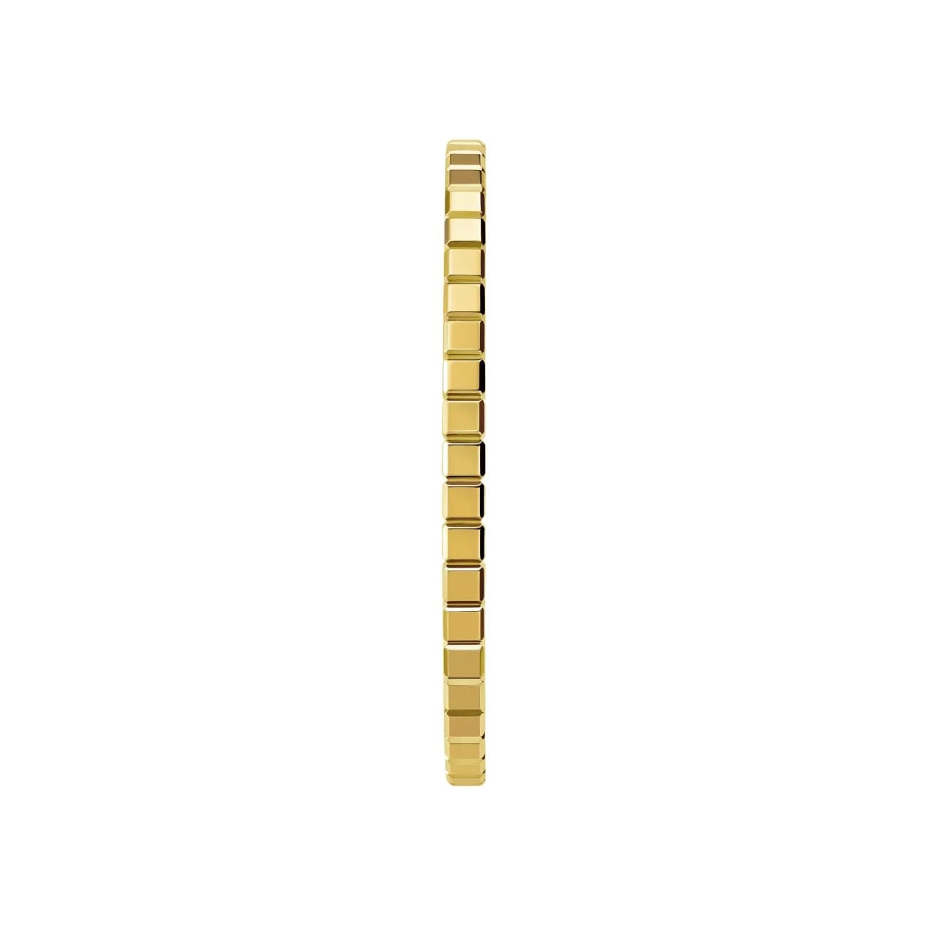 Ice Cube Ethical Yellow Gold Bangle Bracelet