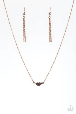 In-Flight Fashion Copper Paparazzi Necklace