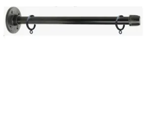 Industrial Pipe Bracket with Adjustable Rings for Custom Signage- 1/2" x 36"- BRACKET ONLY