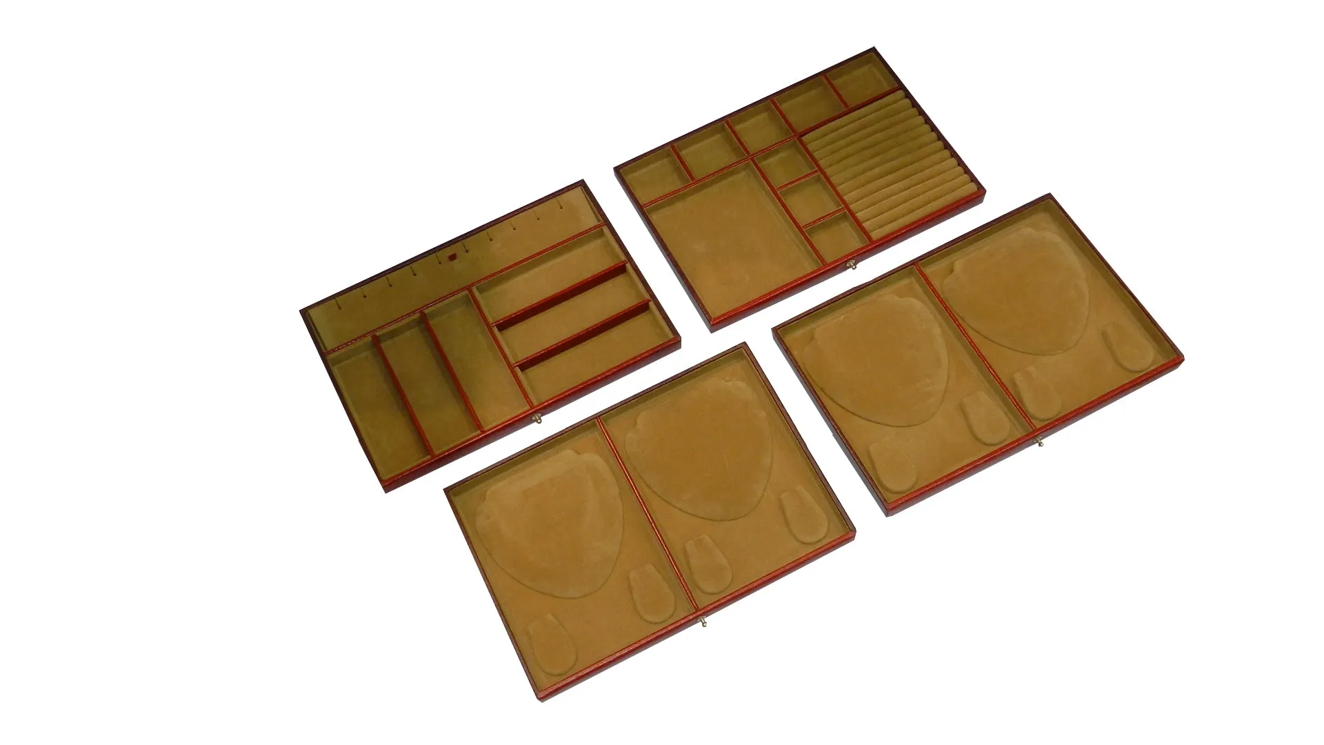 Jewelry Box Genuine Leather Multipurpose XL-Size Number Lock