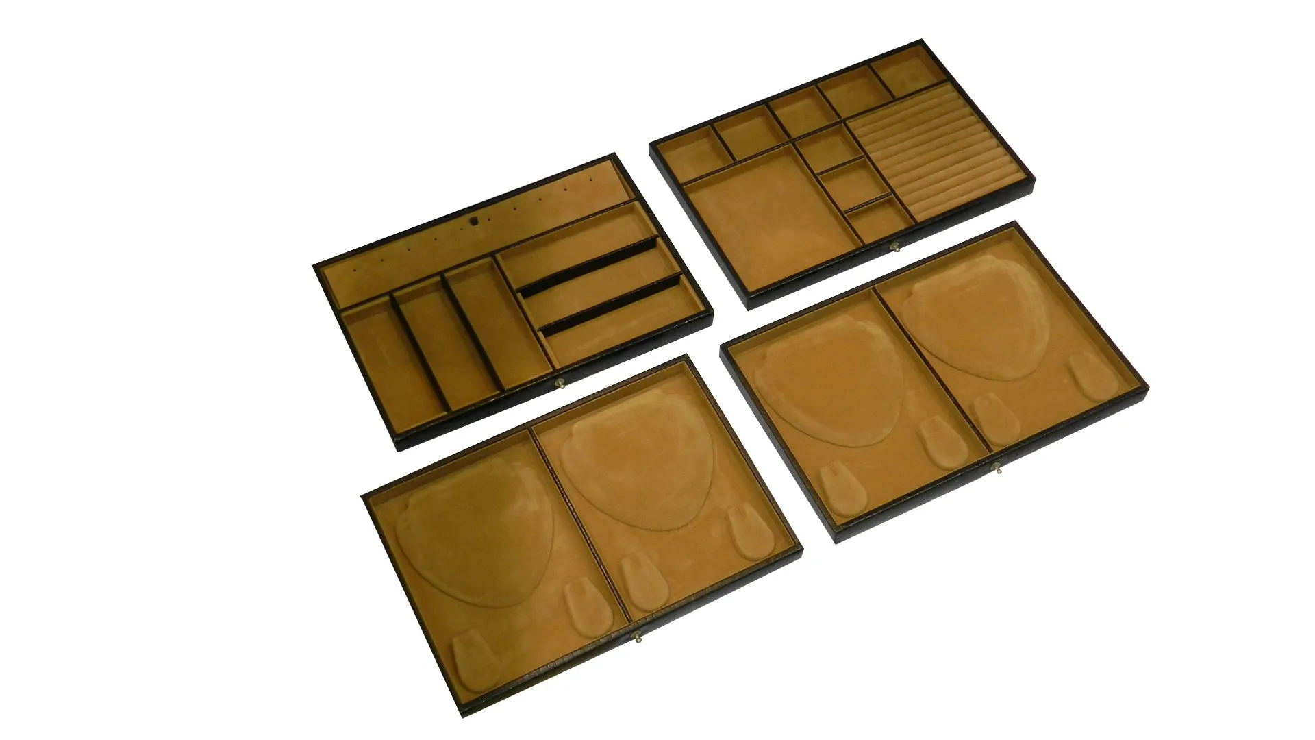 Jewelry Box Genuine Leather Multipurpose XL-Size Number Lock