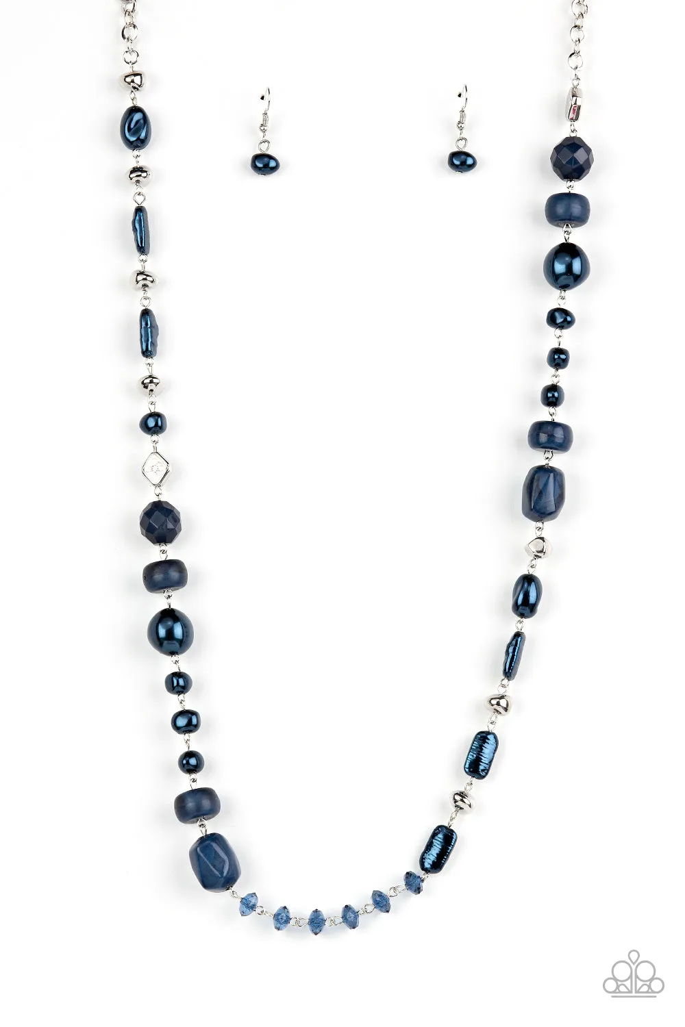 Juicy Gossip Blue Necklace Paparazzi