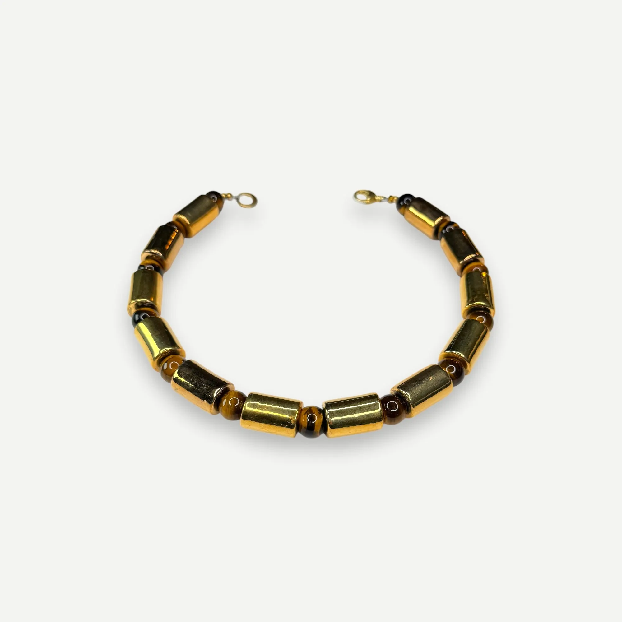KARAT & TIGERS EYE SUNDRY.  BEAD FIVE.