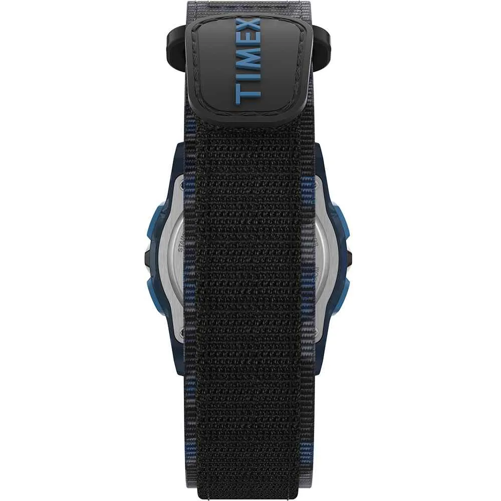 Kid's Digital 35mm Watch - Blue Camo w/Fastwrap Strap