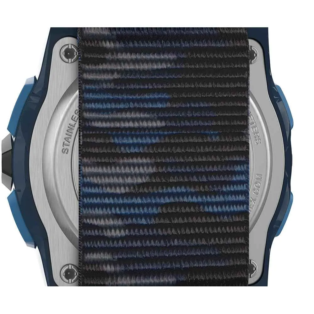 Kid's Digital 35mm Watch - Blue Camo w/Fastwrap Strap