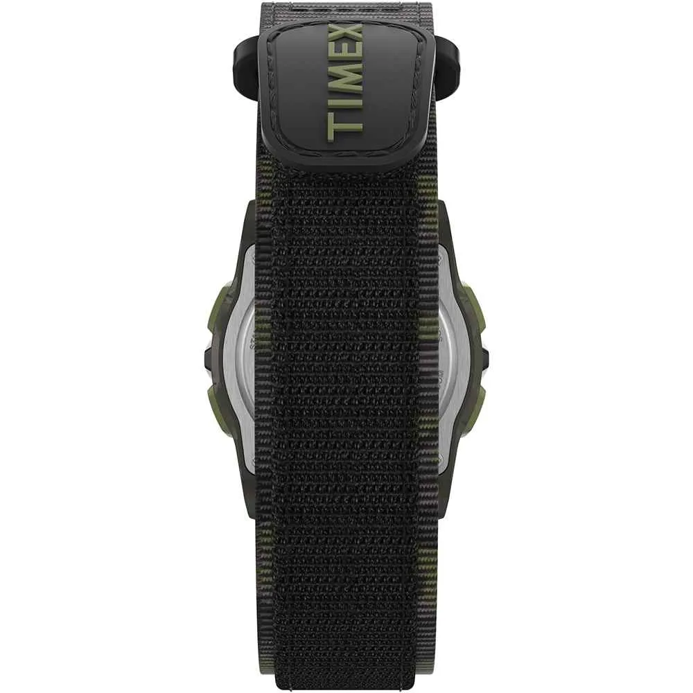 Kid's Digital 35mm Watch - Green Camo w/Fastwrap Strap