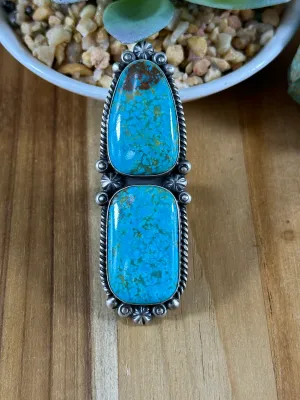 Kingman 2-Stone Adjustable Ring