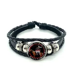 Knights Templar Bracelet - Black & Red