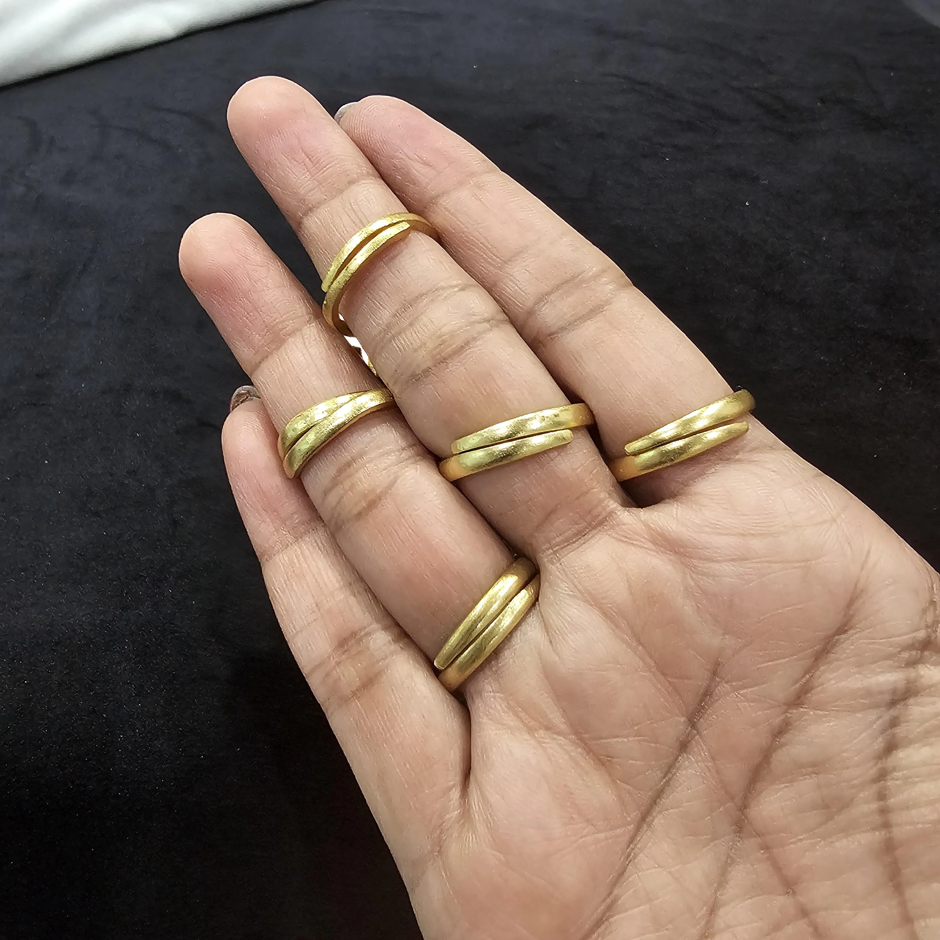 kundan Adjustable rings