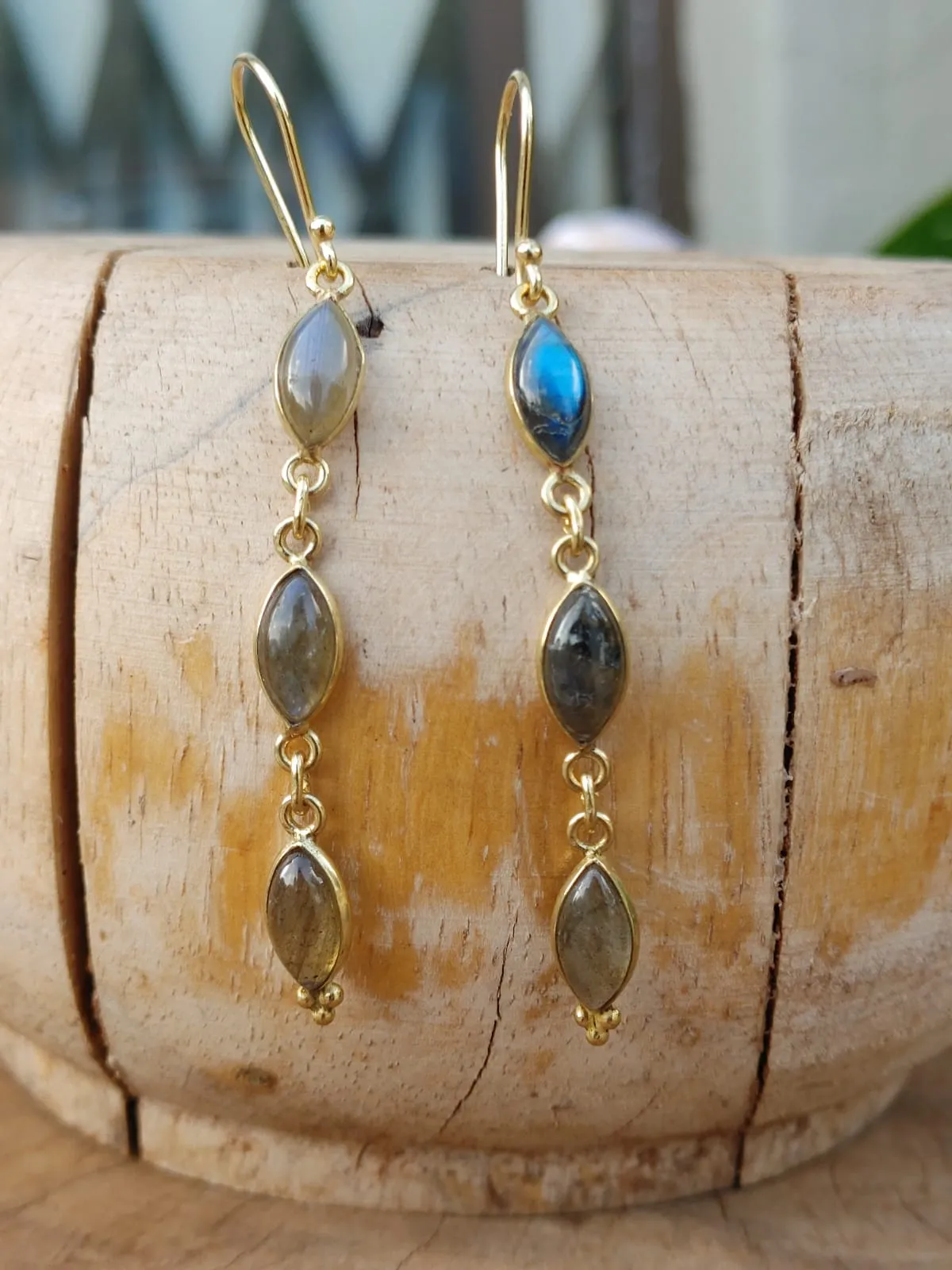 Labradorite Drop Earrings