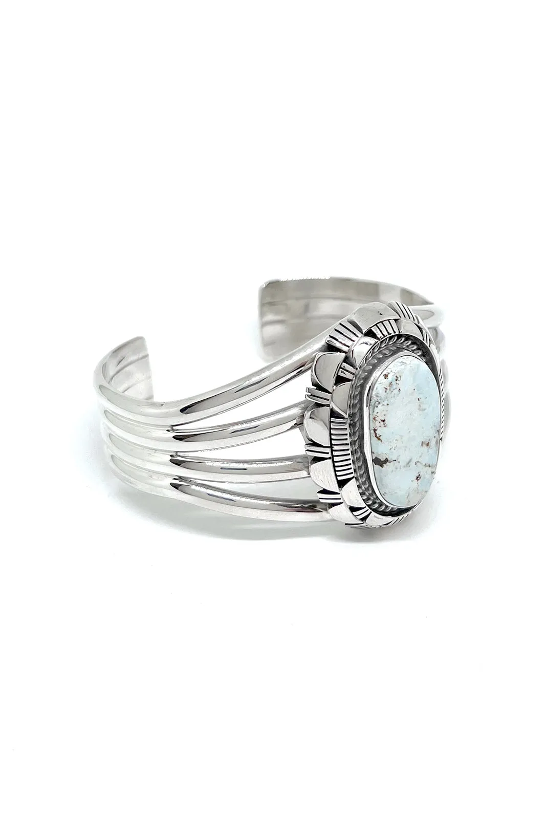 Larry Yazzie  Dry Creek Turquoise Cuff Bracelet