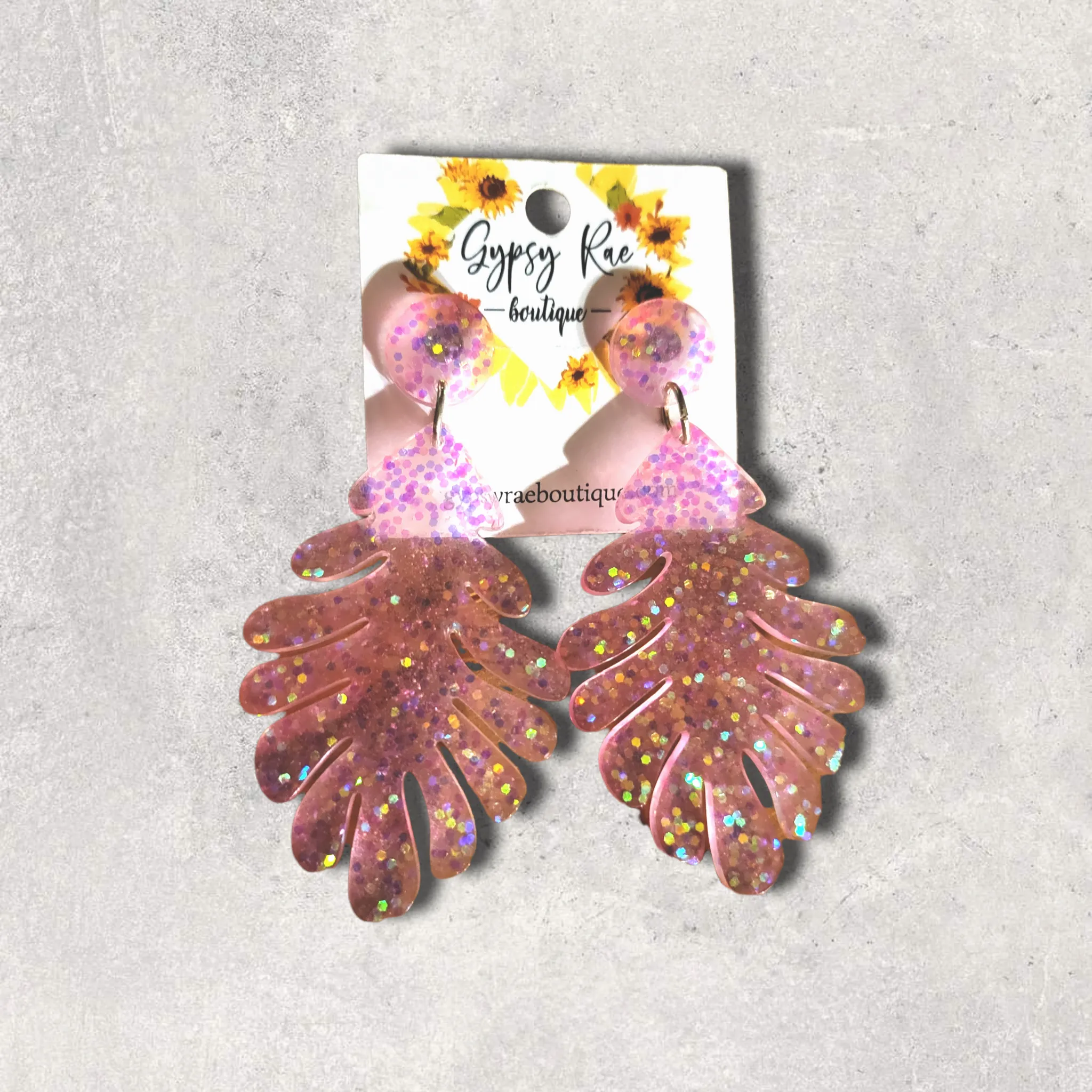 Leaf Resin Earrings