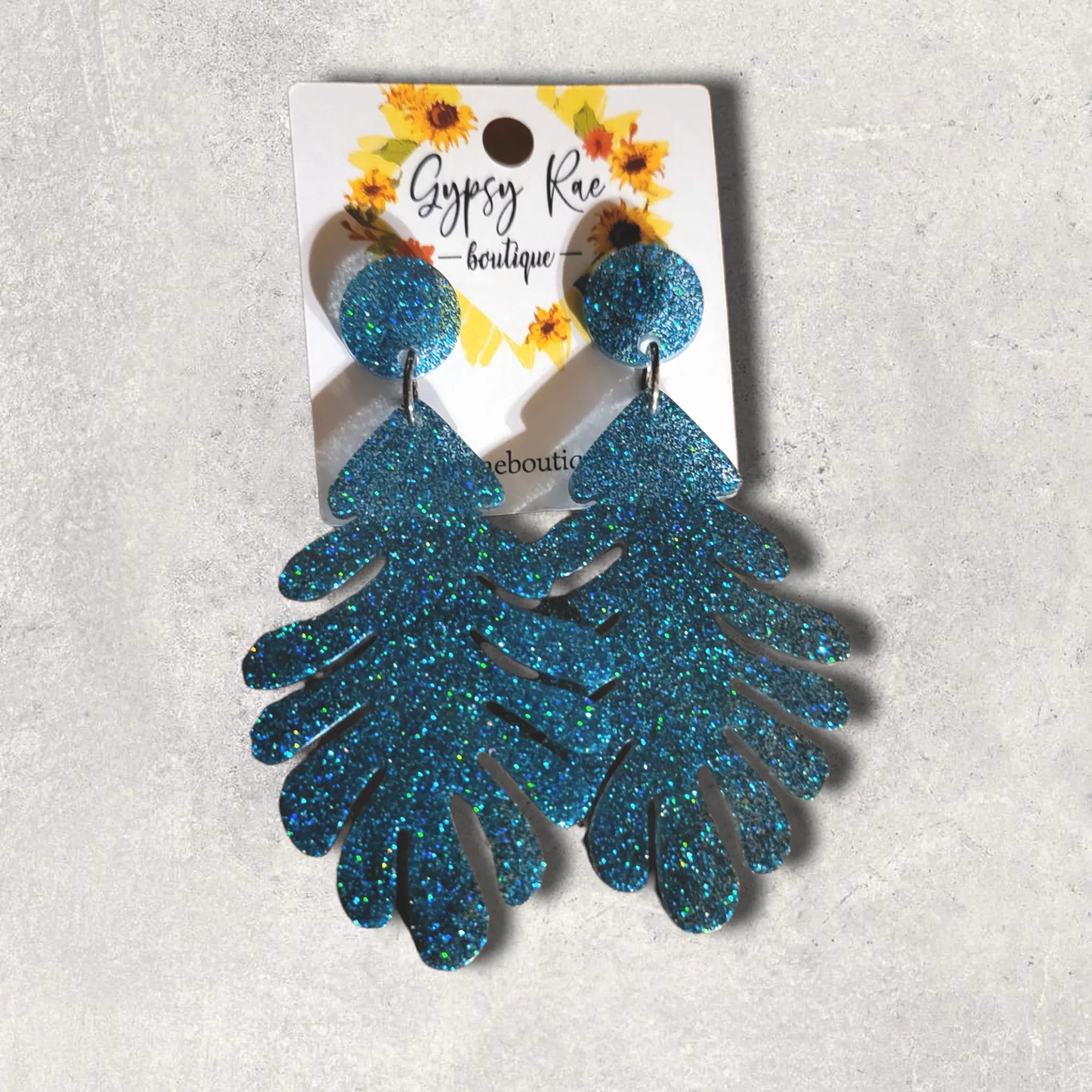 Leaf Resin Earrings