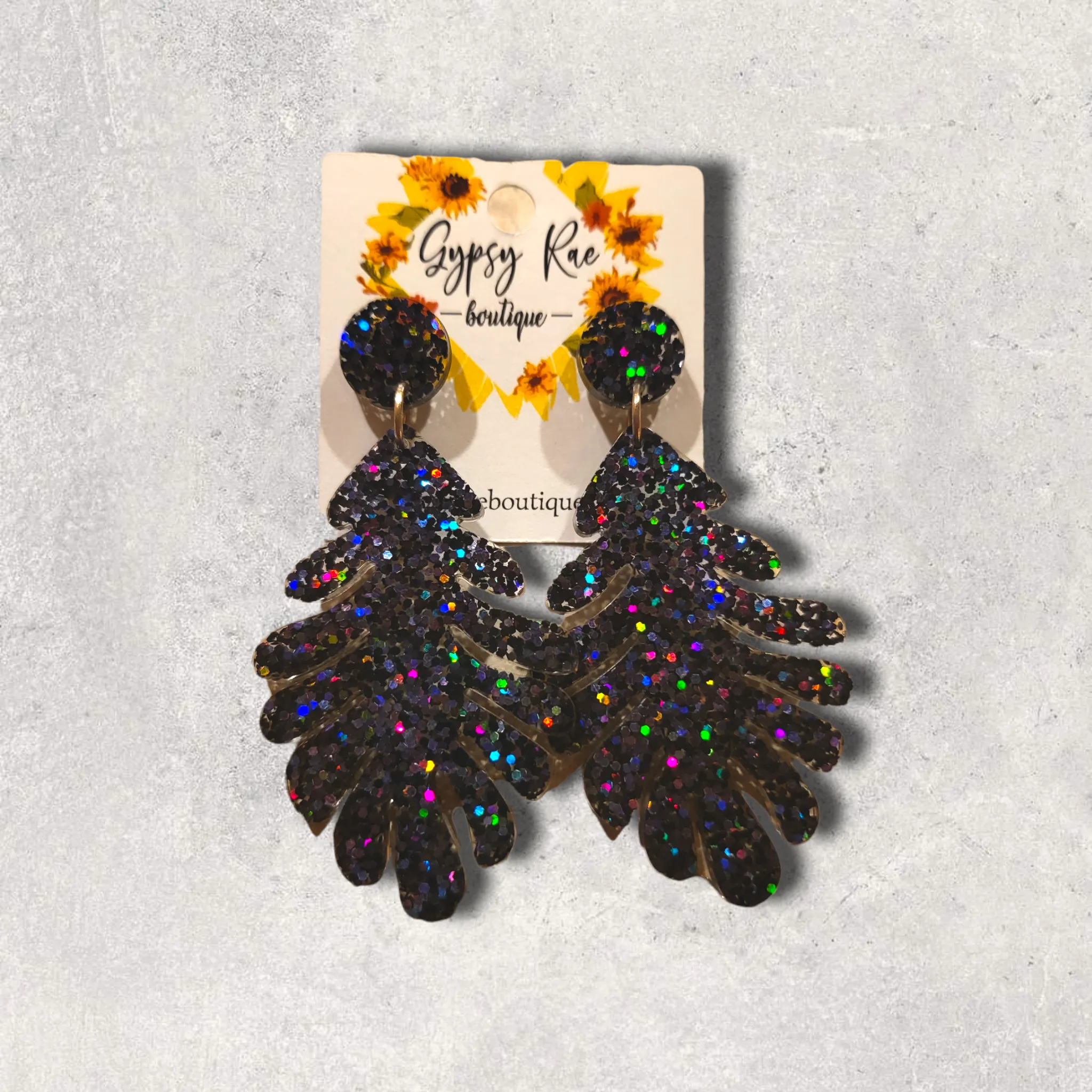Leaf Resin Earrings