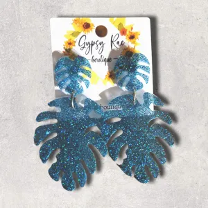 Leaf Resin Earrings
