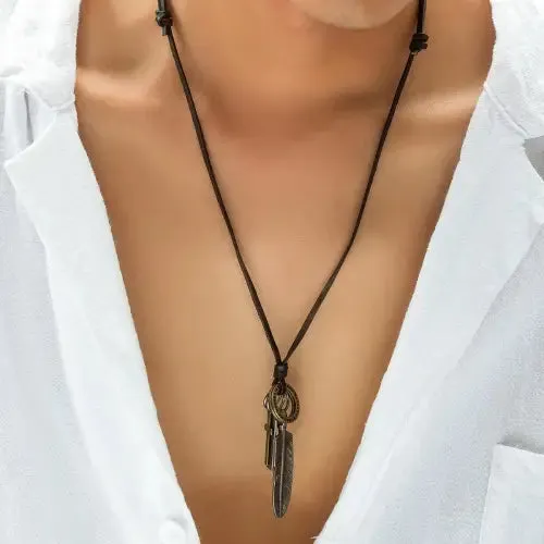 Leather Chain Necklace