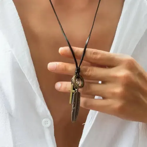 Leather Chain Necklace