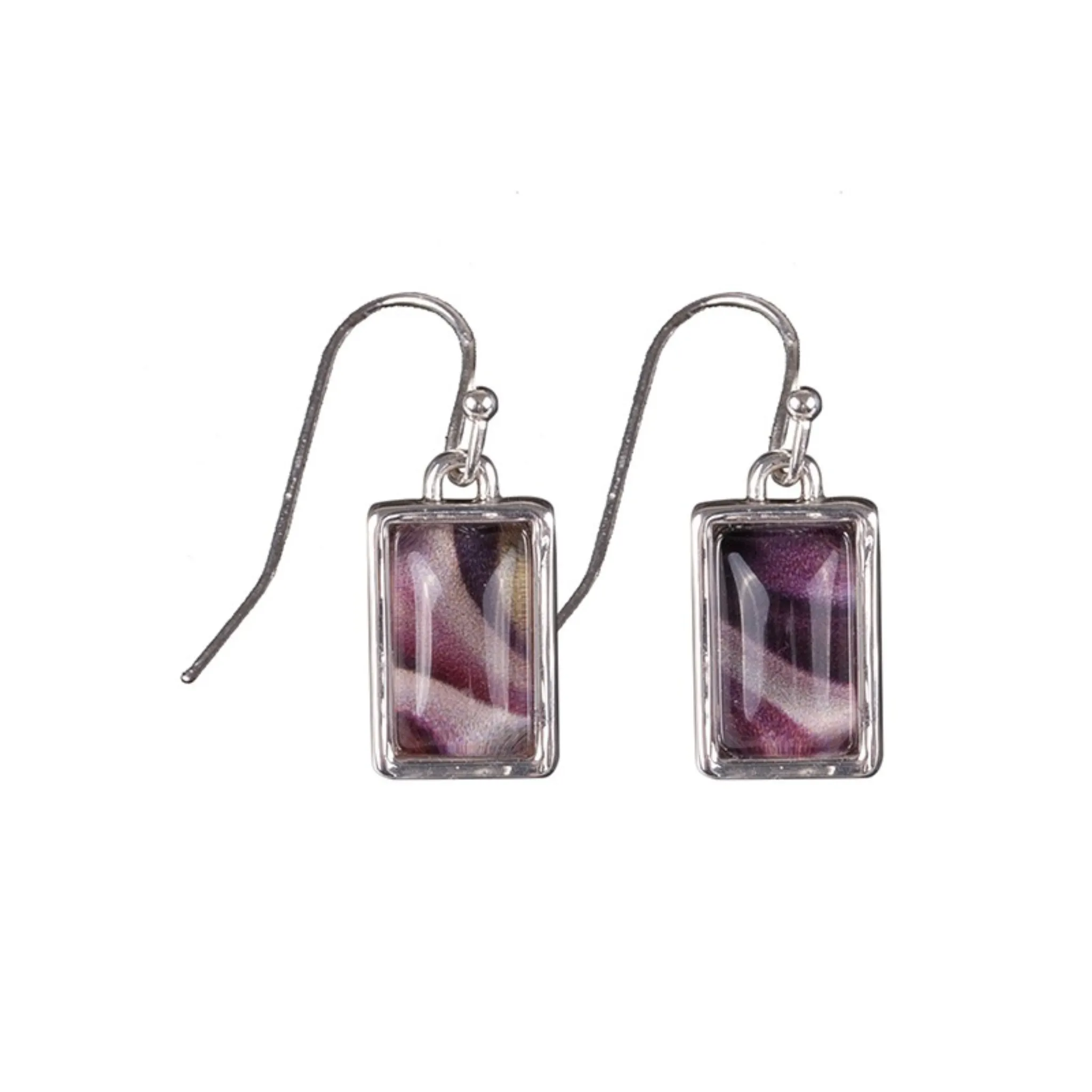 Lily & Mae Resin Earrings with Gift Box - Lilac