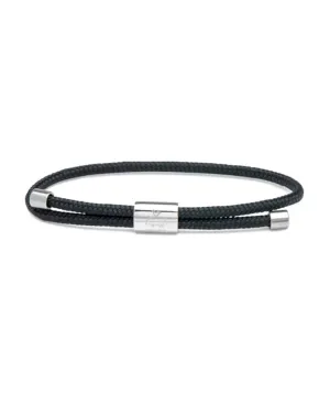 Little Lewis Navy Silver  Bracelet