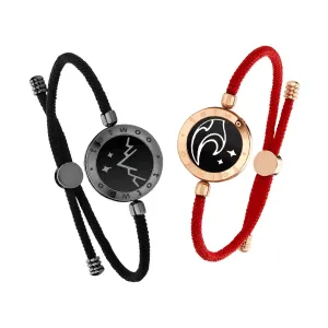 long distance touch  light up&Vibrate Bracelets for Couples