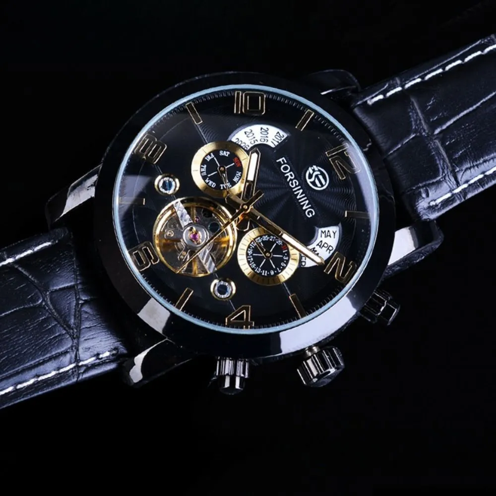 Luxurious Mechanical Tourbillon Automatic Watch