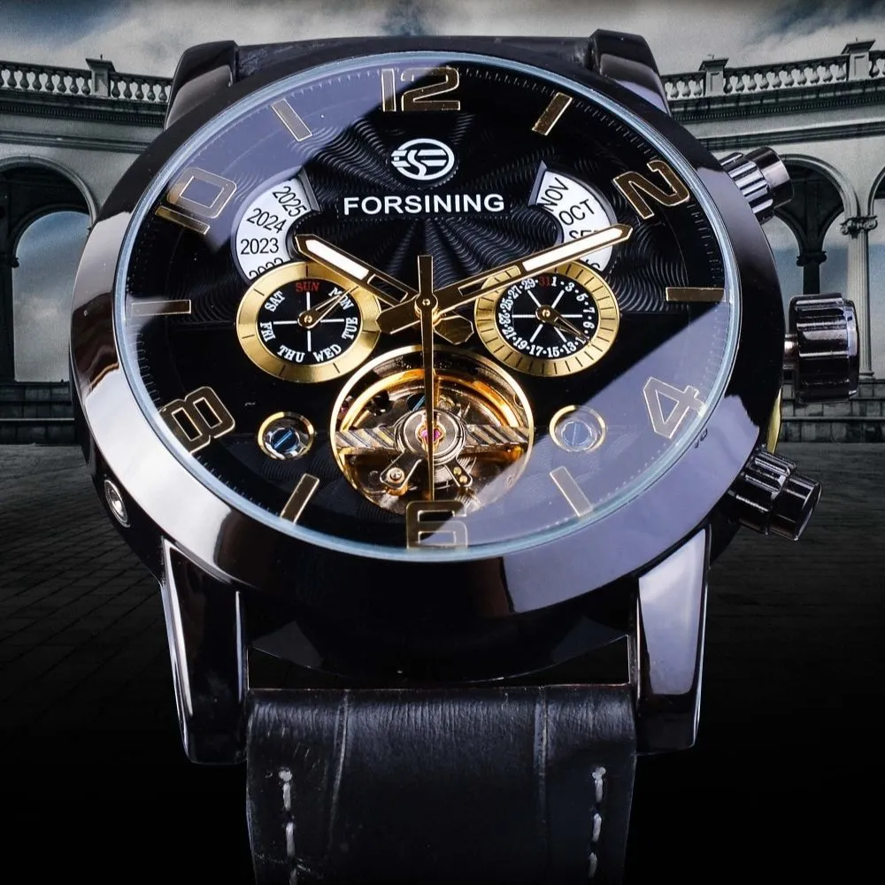 Luxurious Mechanical Tourbillon Automatic Watch