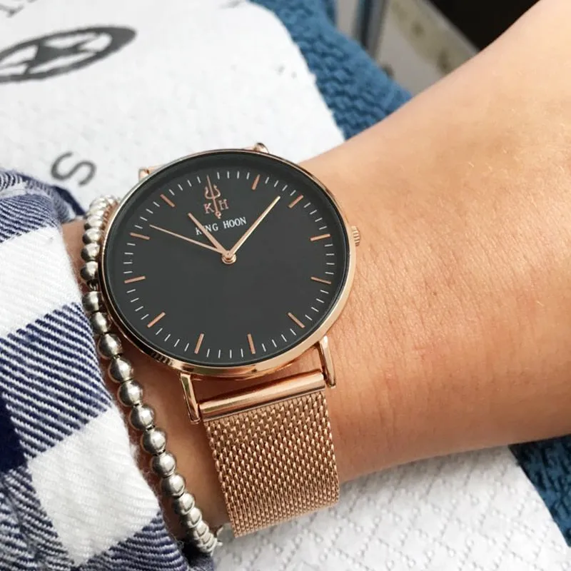 Luxury Quartz Stainless Steel Women's Watches