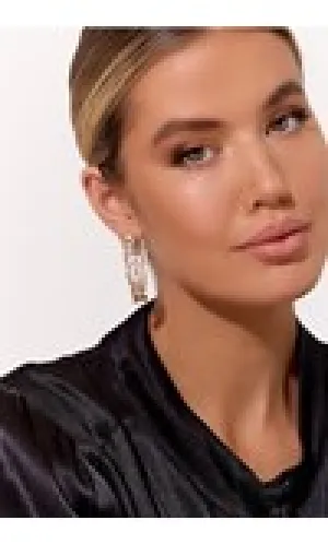 MADDOX JEWELLED COCKTAIL HOOPS (CRYSTAL)