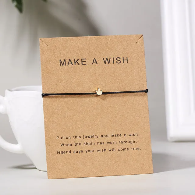 Make a Wish Mini Flower Charm Bracelet