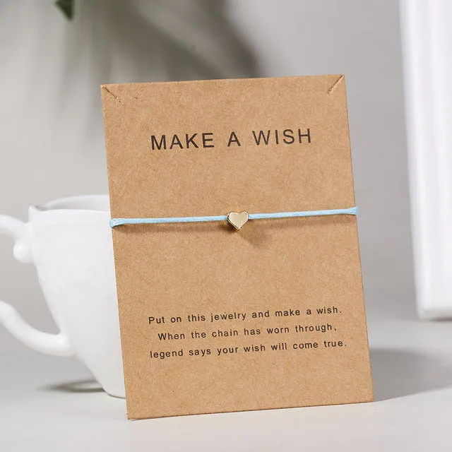 Make a Wish Mini Flower Charm Bracelet