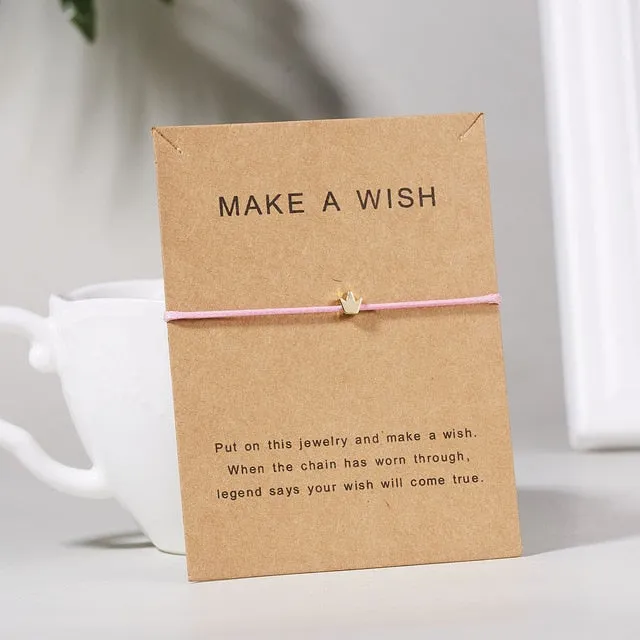 Make a Wish Mini Flower Charm Bracelet