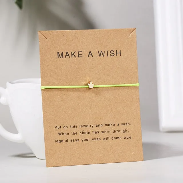 Make a Wish Mini Flower Charm Bracelet