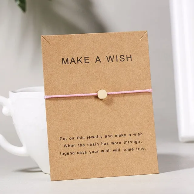 Make a Wish Mini Flower Charm Bracelet