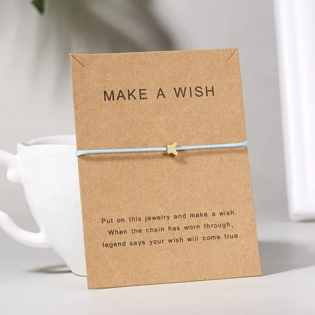 Make a Wish Mini Flower Charm Bracelet