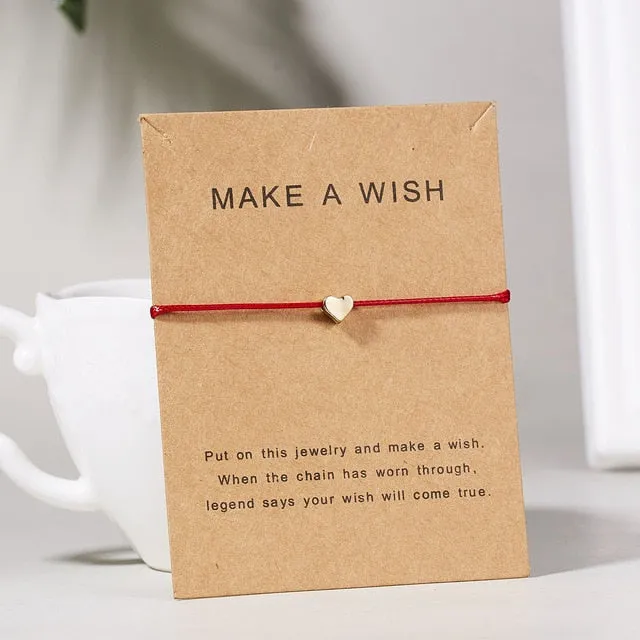 Make a Wish Mini Flower Charm Bracelet