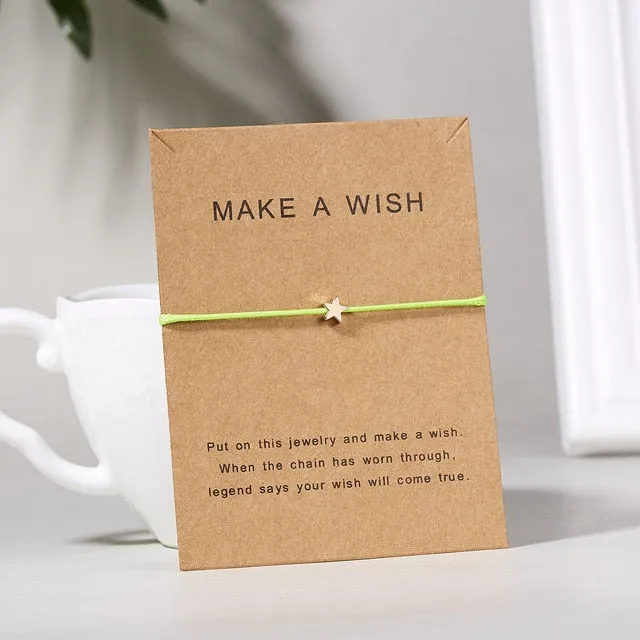 Make a Wish Mini Flower Charm Bracelet