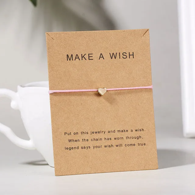 Make a Wish Mini Flower Charm Bracelet