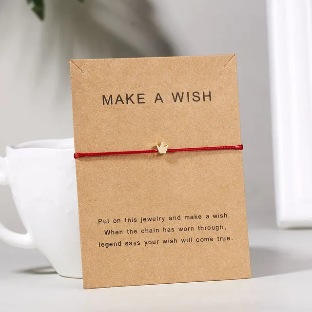 Make a Wish Mini Flower Charm Bracelet
