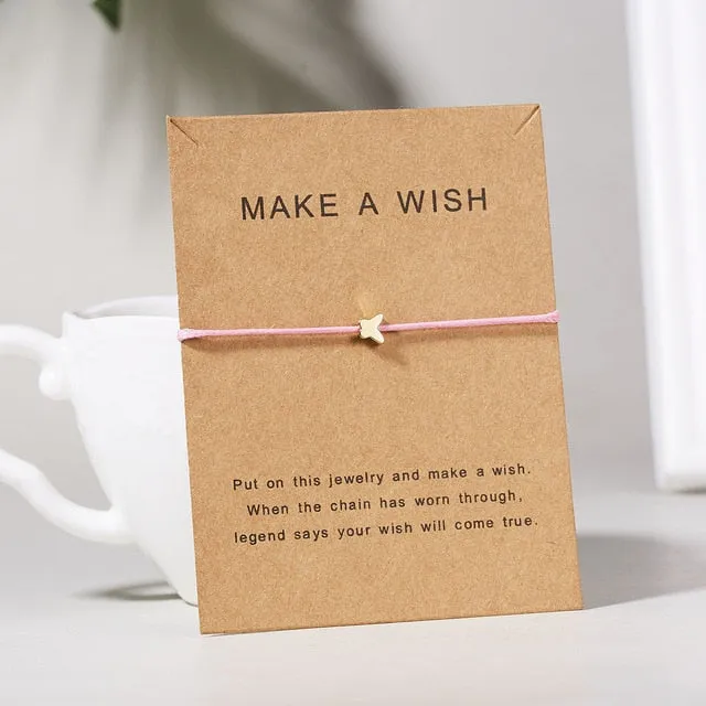 Make a Wish Mini Flower Charm Bracelet
