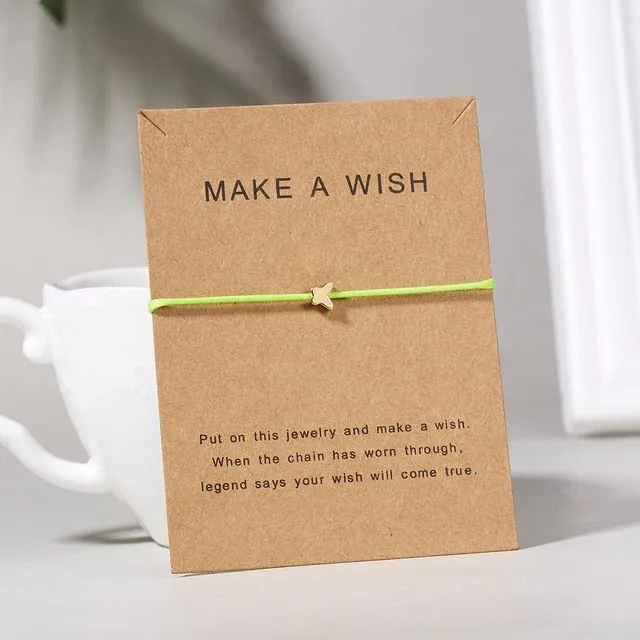 Make a Wish Mini Flower Charm Bracelet