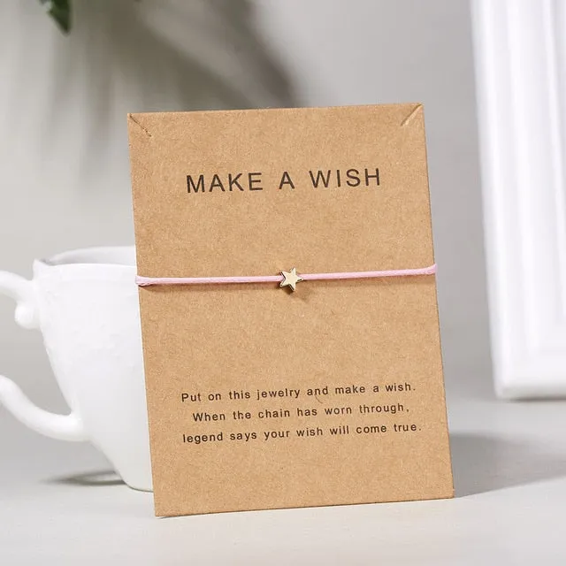 Make a Wish Mini Flower Charm Bracelet