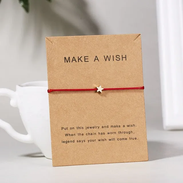 Make a Wish Mini Flower Charm Bracelet