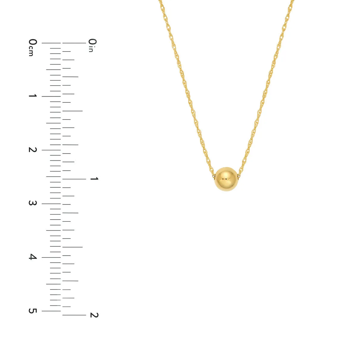 MARIN GOLD BEAD NECKLACE