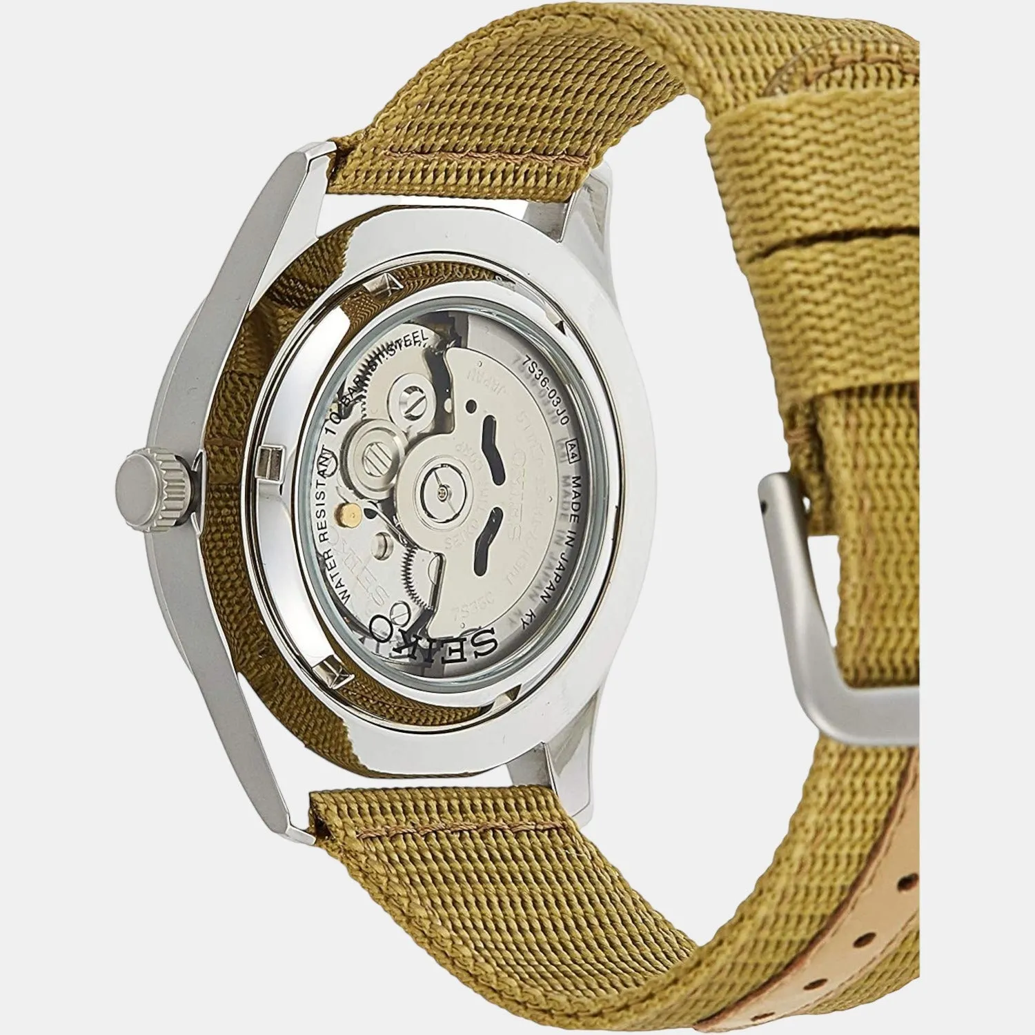 Men's Beige Analog Resin Watch SRZ071J1