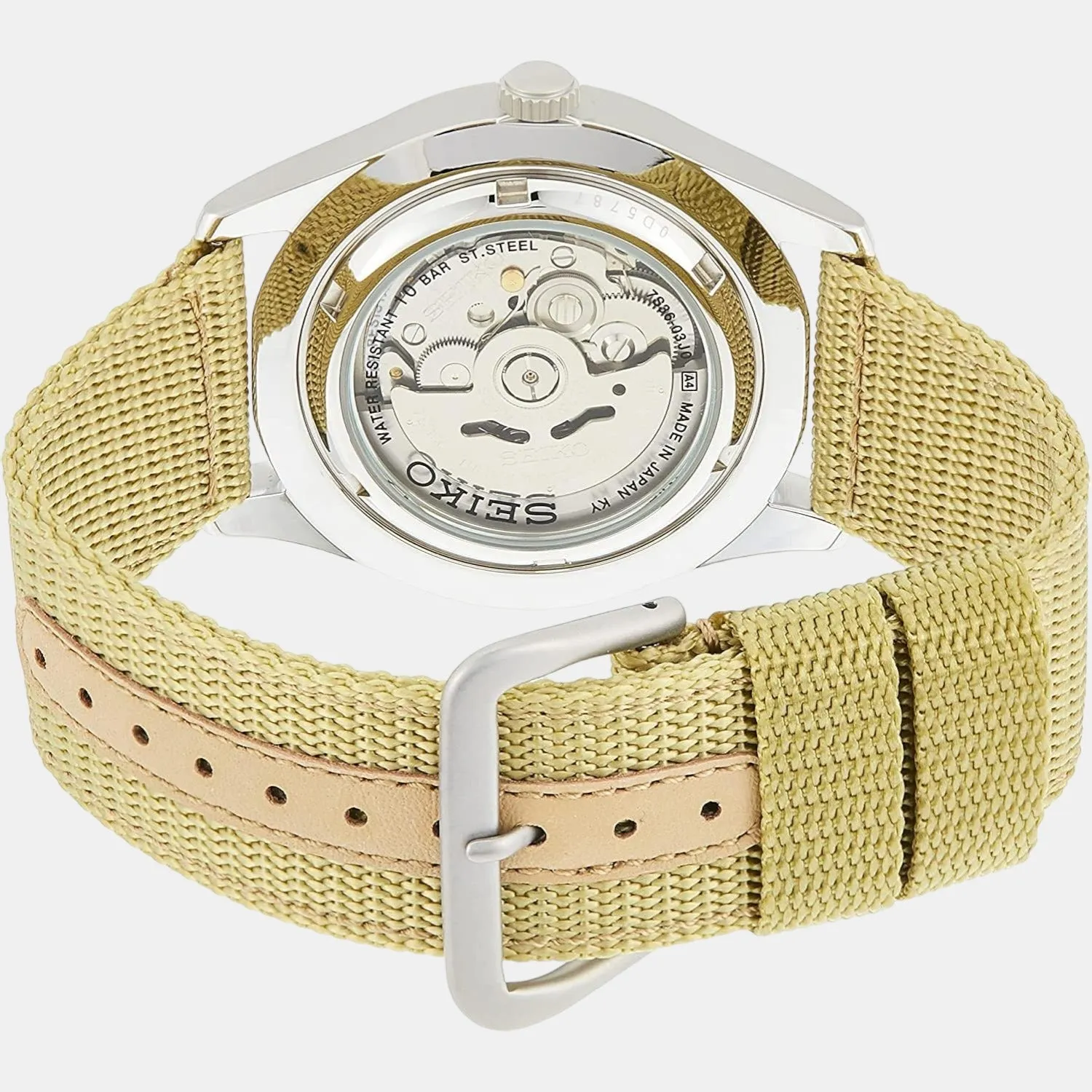 Men's Beige Analog Resin Watch SRZ071J1