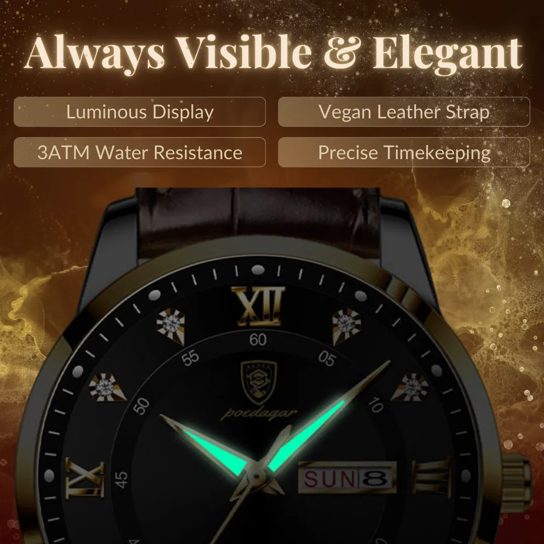 Men's Waterproof Luminous Watch