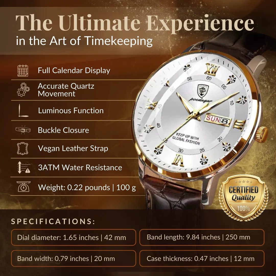 Men's Waterproof Luminous Watch