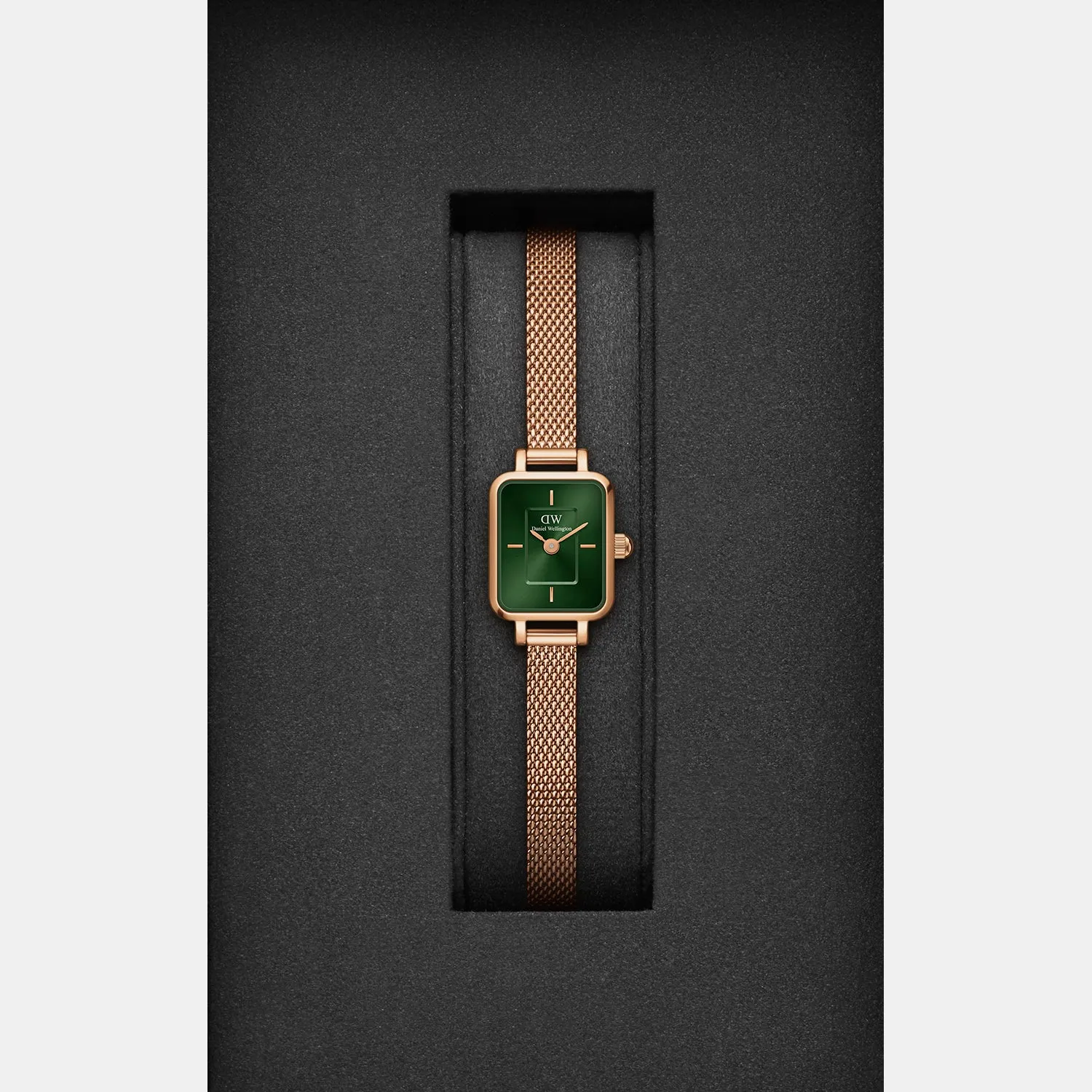 Micro Women's Green Analog Stainless Steel Watch DW00100648K