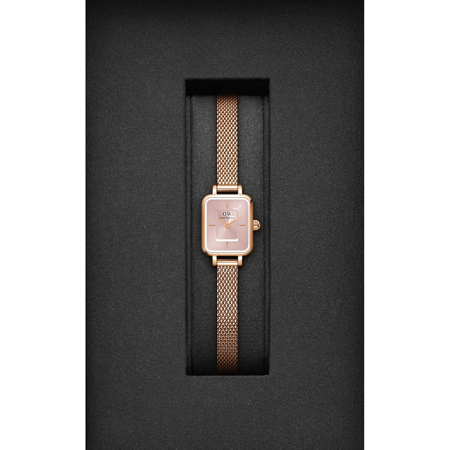 Micro Women's Pink Analog Stainless Steel Watch DW00100650K