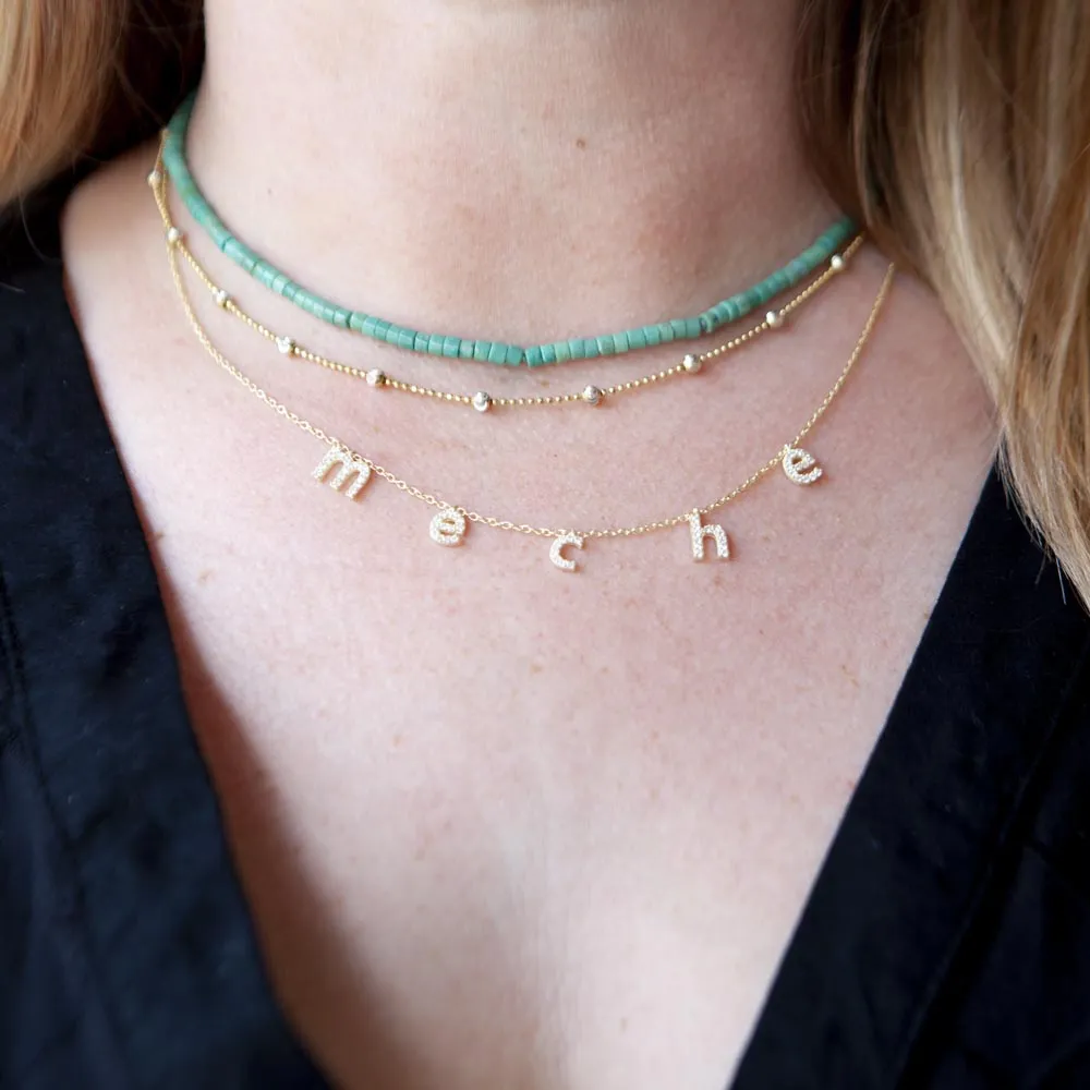 Mini Bead Chain Necklace